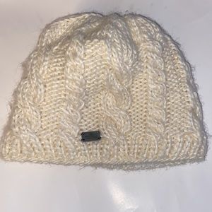 “The North Face” Unisex White knit beanie